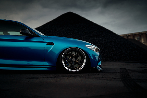 Фото дисков Brixton Forged PF5 Черный сатин на BMW 2/M2 (F22/F87)