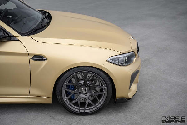 Фото дисков HRE FF01 Сатиновый графит на BMW 2/M2 (F22/F87)