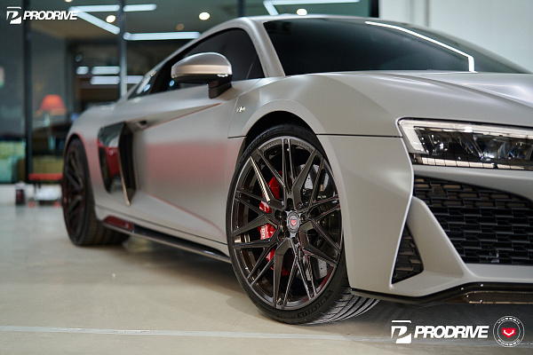 Фото дисков Vossen EVO-5 Черный глянец на Audi R8 (4S)