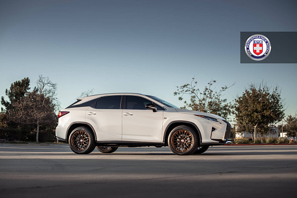 Фото дисков HRE P200 Сатиновая темная медь на Lexus RX IV
