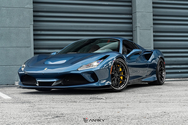 Фото дисков Anrky S3-X5 Черный сатин на Ferrari F8