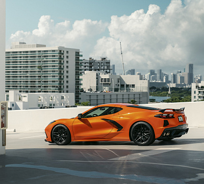 Фото дисков Vossen EVO-5 на Chevrolet Corvette C8