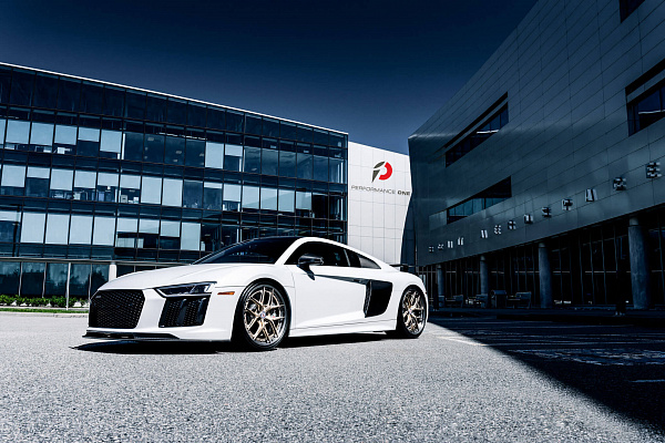 Фото дисков HRE S101SC Глянцевая шампань на Audi R8 (4S)