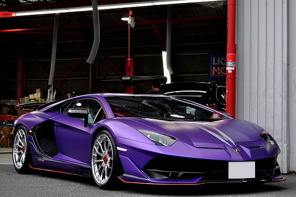 Фото дисков Anrky AN31 Полированный лак на Lamborghini Aventador