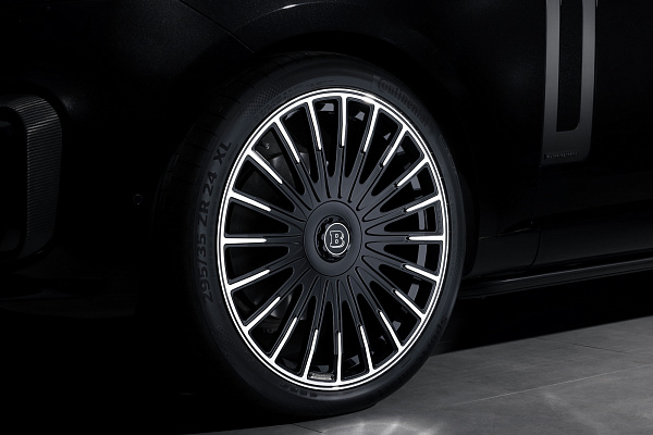 Фото дисков BRABUS Monoblock ZM (Platinum Edition) Черный глянец на Land Rover Range Rover V