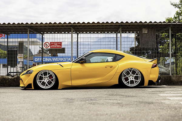 Фото дисков Rotiform KPS Глянцевый лак на Toyota Supra A90