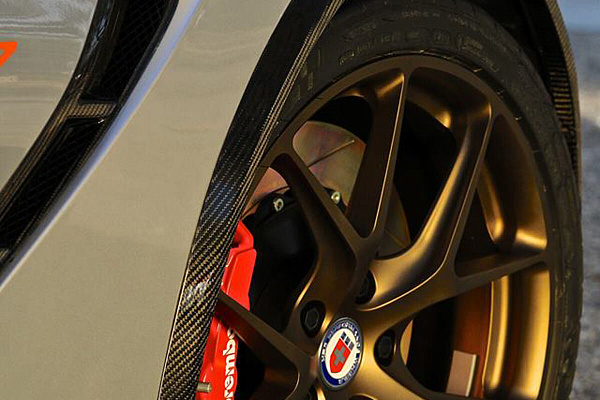 Фото дисков HRE P101 Сатиновая бронза на Chevrolet Corvette C7