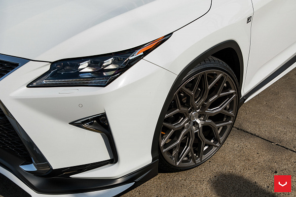 Фото дисков Vossen HF-2 Сатиновый графит на Lexus RX IV