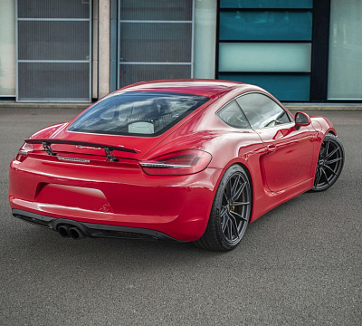 Фото дисков Bola FLC на Porsche Cayman II
