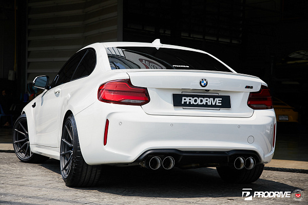 Фото дисков Vossen M-X2 Сатиновый графит на BMW 2/M2 (F22/F87)