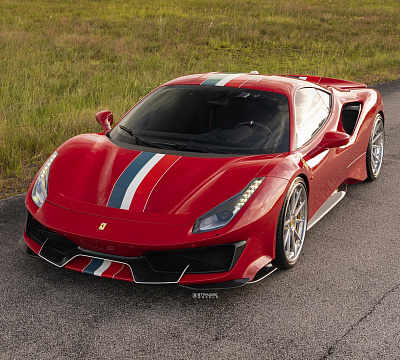 Фото дисков Strasse Wheels SV10 Deep Concave FS на Ferrari 488