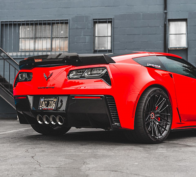 Фото дисков Brixton Forged VL4 на Chevrolet Corvette C7