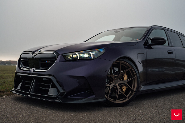 Фото дисков Vossen HF-9 Сатиновая темная бронза на BMW 5/M5 (G60/G90)