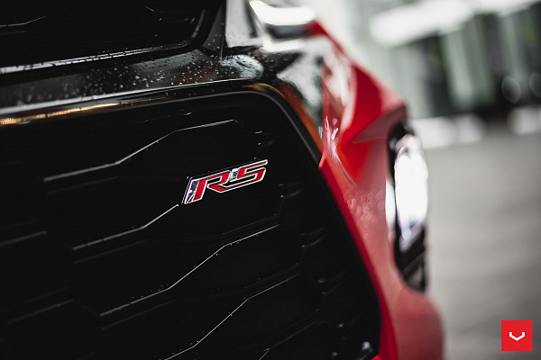 Фото дисков Vossen HF6-1 Черный глянец на Chevrolet Blazer
