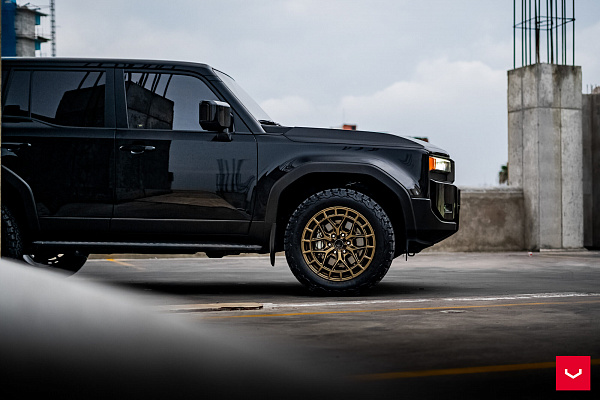 Фото дисков Vossen HFX-1 (6-Lug) Сатиновое темное золото на Toyota Land Cruiser Prado 250