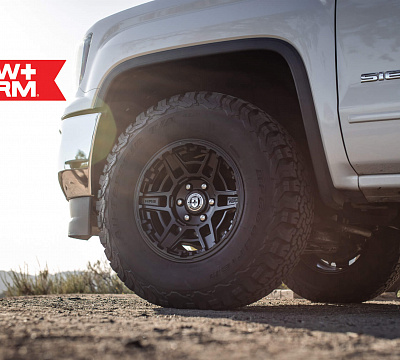 Фото дисков HRE FT1 на GMC Sierra III