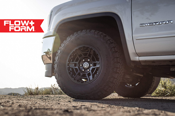 Фото дисков HRE FT1 Черный сатин на GMC Sierra III