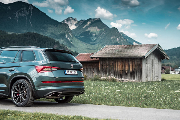 Фото дисков ABT Sport GR Алмазная проточка на Skoda Kodiaq I