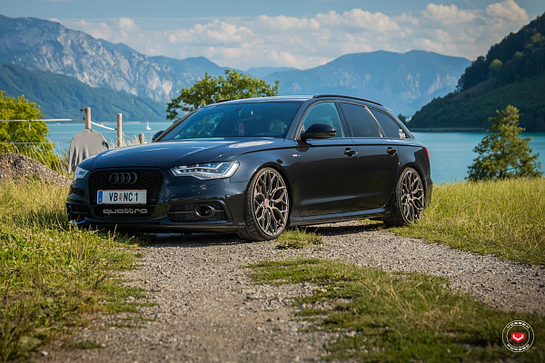 Фото дисков Vossen S17-01 Сатиновый графит на Audi A/RS 6 (C7)