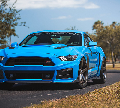 Фото дисков Vossen CV3 на Ford Mustang VI
