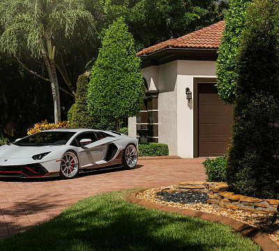 Фото дисков 1886 Wheels G010 на Lamborghini Aventador