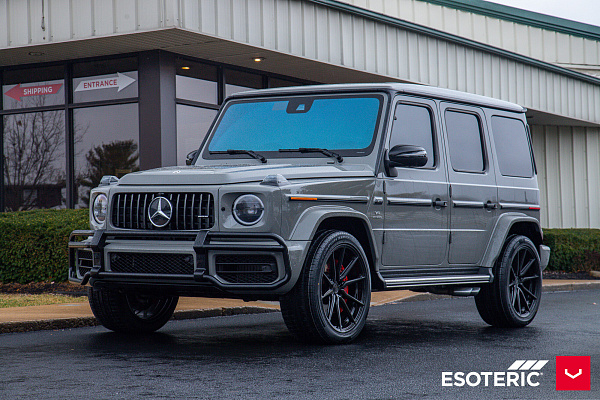 Фото дисков Vossen HF-3 Черный сатин на Mercedes-Benz G-Class III