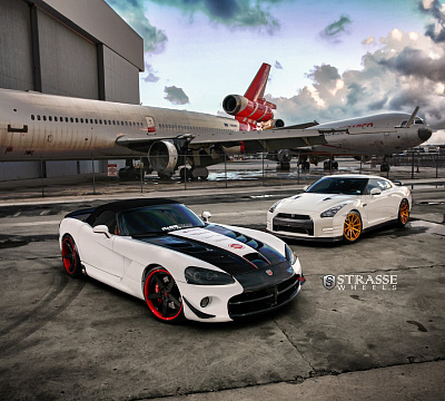 Фото дисков Strasse Wheels S5 Deep Concave на Dodge Viper