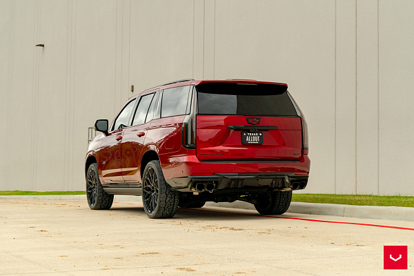Фото дисков Vossen HF6-3 Черный глянец на Cadillac Escalade V
