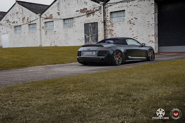 Фото дисков Vossen CG-209T (3-Piece) Сатиновая бронза на Audi R8 (Typ 42)