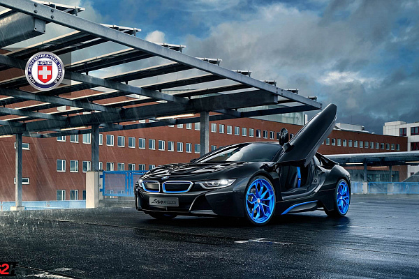 Фото дисков HRE S201H Синий сатин на BMW i8