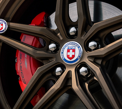 Фото дисков HRE P107SC на Chevrolet Corvette C8