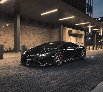 Фото дисков Strasse Wheels SM5R Deep Concave Monoblock на Lamborghini Huracan