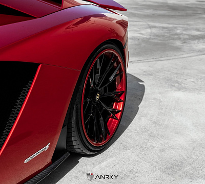 Фото дисков Anrky S3-X5 на Lamborghini Aventador