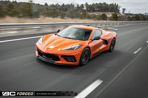 Фото дисков BC Forged EH177 Глянцевый темный лак на Chevrolet Corvette C8