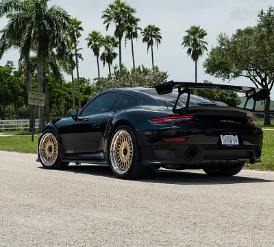 Фото дисков HRE 501 на Porsche 911 VII