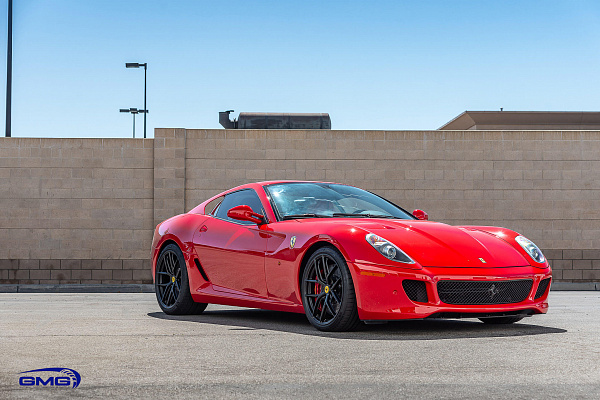 Фото дисков HRE P101SC Черный сатин на Ferrari 599