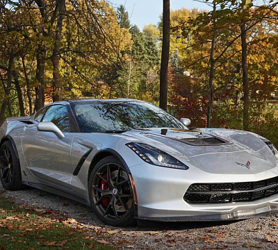 Фото дисков HRE P101 на Chevrolet Corvette C7