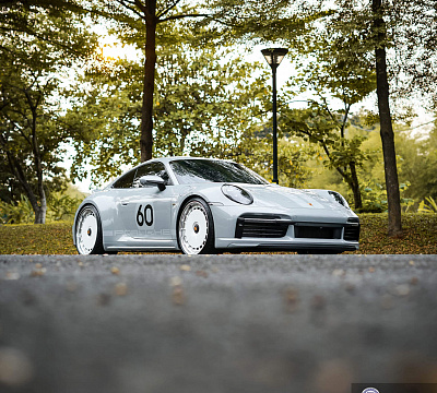 Фото дисков HRE 935 на Porsche 911 VIII