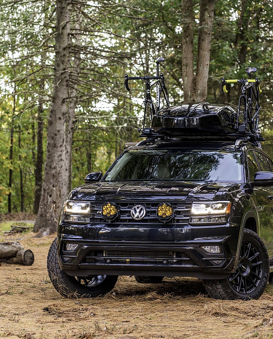 Фото дисков OZR Черный сатин на Volkswagen Atlas