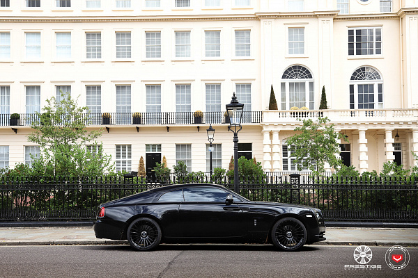 Фото дисков Vossen S17-13 Черный глянец на Rolls-Royce Wraith