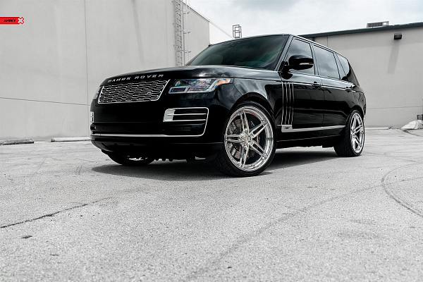 Фото дисков Anrky AN37 Полированный лак на Range Rover IV