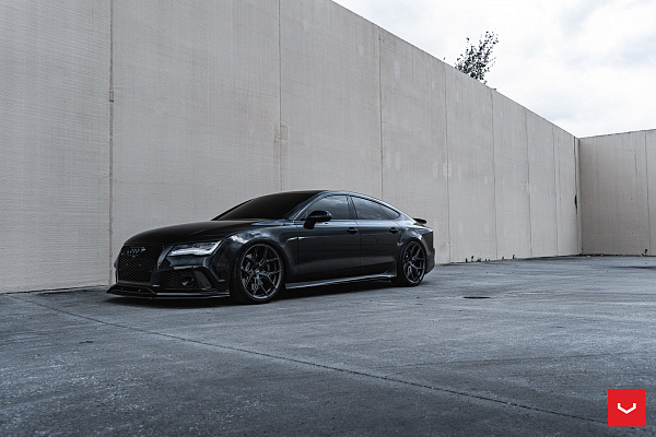 Фото дисков Vossen HF-5 Сатиновый графит на Audi A/RS 7 (4G)