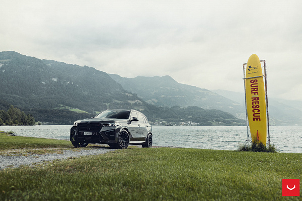 Фото дисков Vossen HFX-1 (5-Lug) Черный сатин на BMW X5/X5 M (G05/G18/F95)