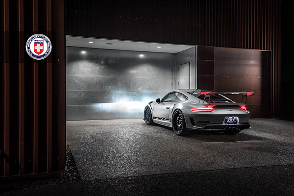 Фото дисков HRE 540C Черный сатин на Porsche 911 VII