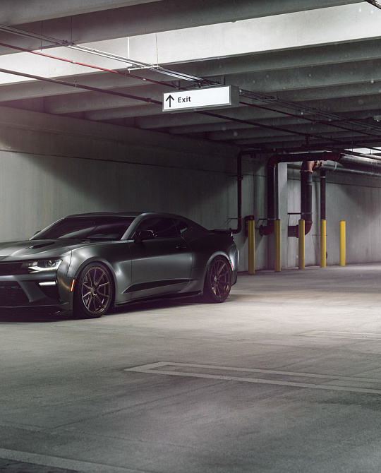 Фото дисков HF-3 Сатиновая бронза на Chevrolet Camaro VI