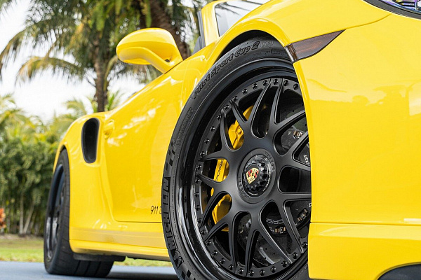 Фото дисков Strasse Wheels SV8 Performance Черный матовый на Porsche 911 VII