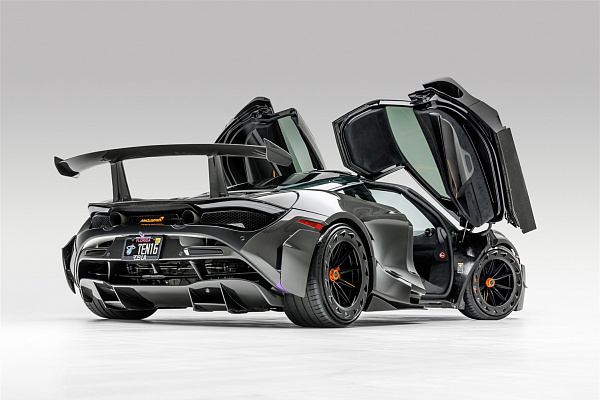 Фото дисков Brixton Forged R11-R Aerotech Черный сатин на McLaren 720S