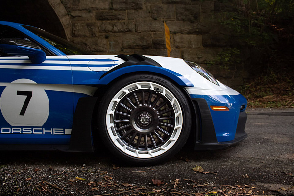 Фото дисков Brixton Forged TR11 AERO1 Белый глянец на Porsche 911 VIII