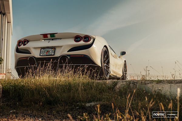 Фото дисков NOVITEC NF8 Черный глянец на Ferrari F8
