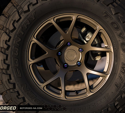 Фото дисков BC Forged RZ05 на Jeep Wrangler III (JK)